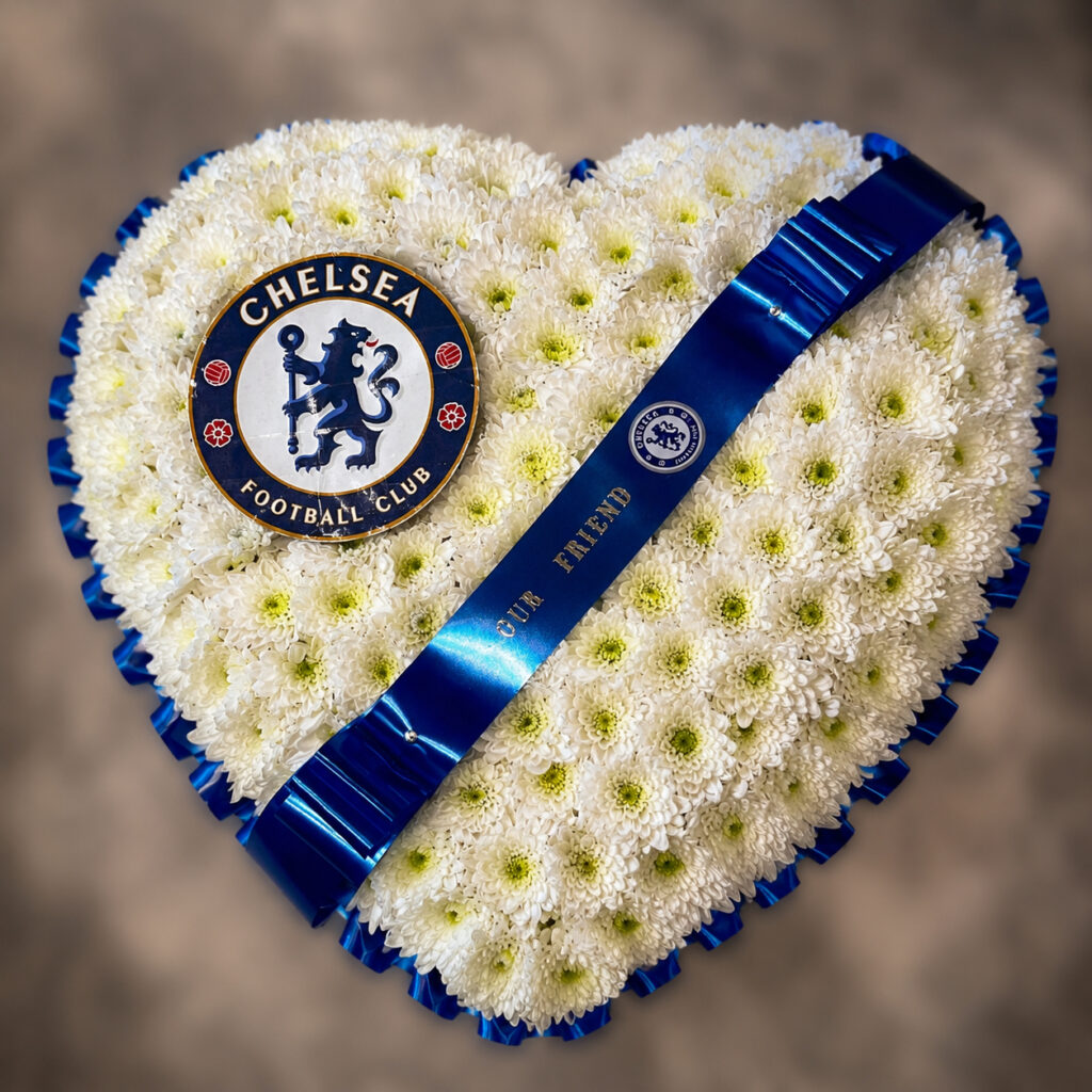 Chelsea FC heart tribute